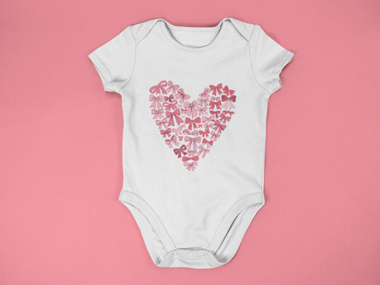 Bow Heart Onesie(s) and Shirt(s)