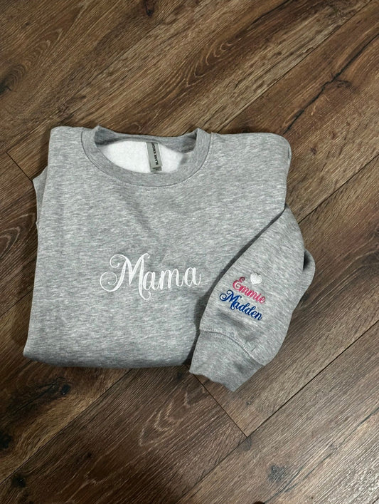 Embroidered Mama SweatShirt