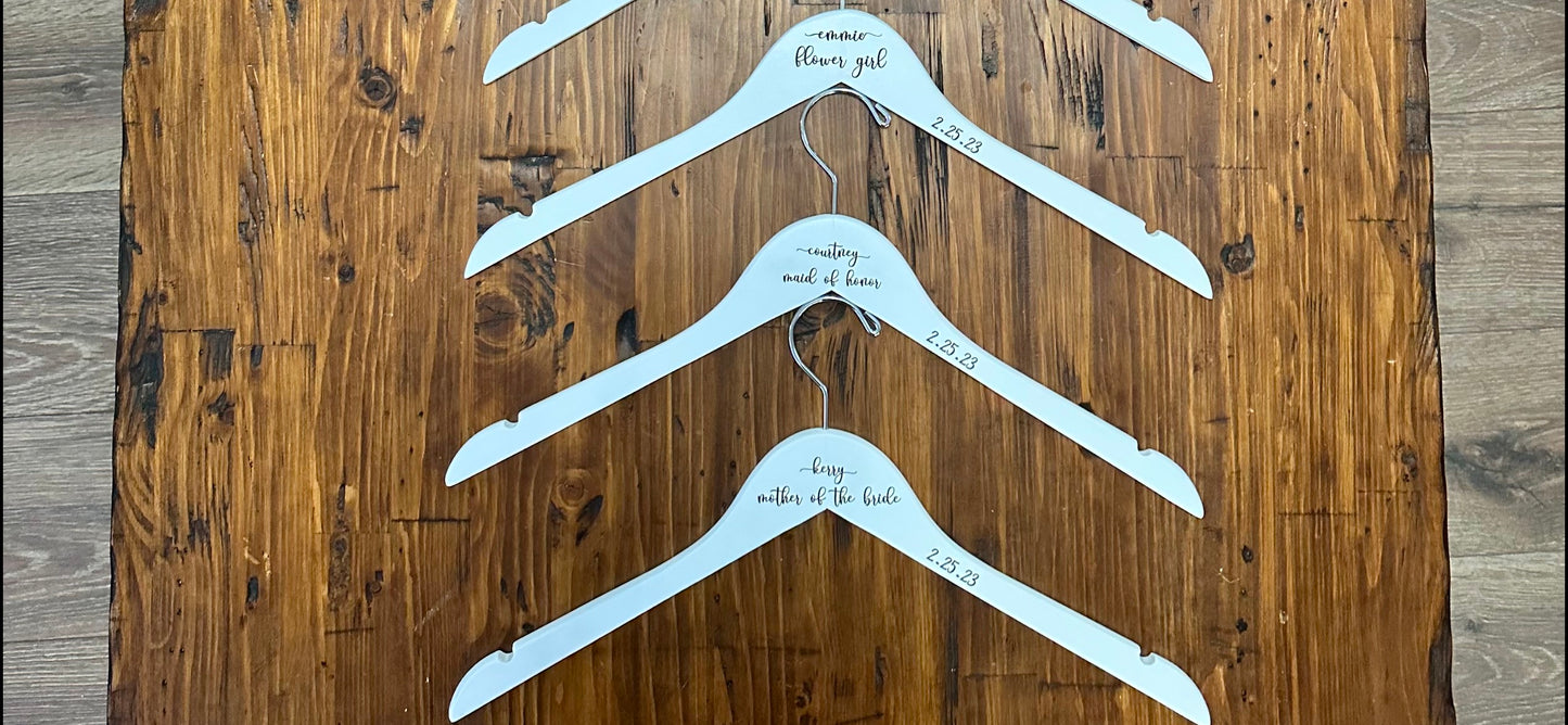 Say 'Yes' Bridal Party Hangers