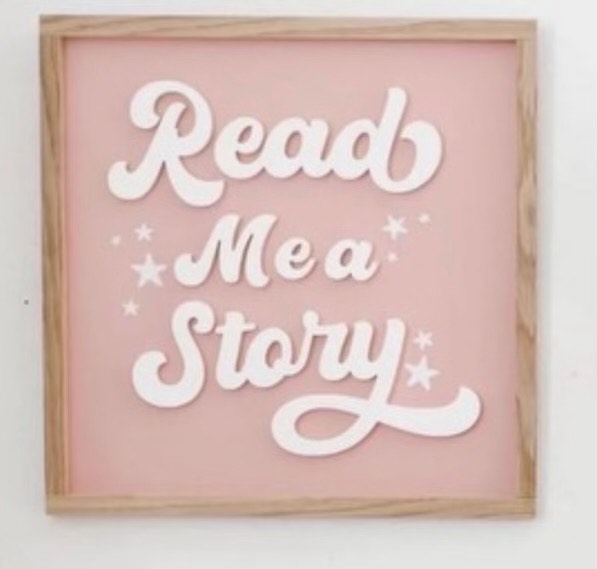 Kids Room Sign - Read Me A Story