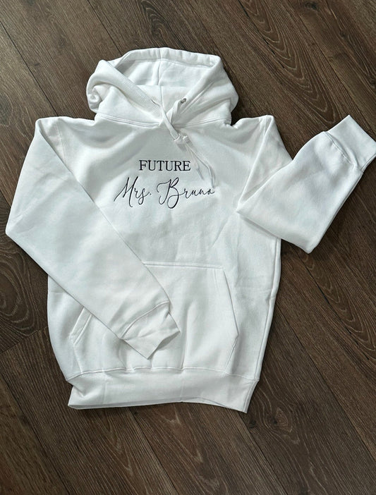 Future Mr. / Mrs. Embroidered Sweatshirt
