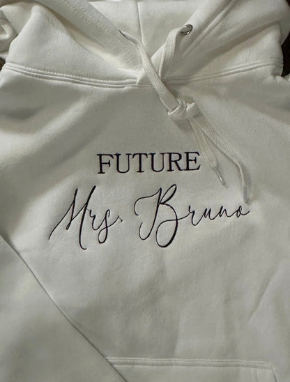 Future Mr. / Mrs. Embroidered Sweatshirt