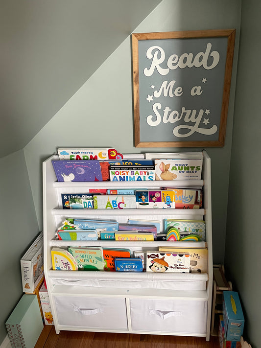 Kids Room Sign - Read Me A Story