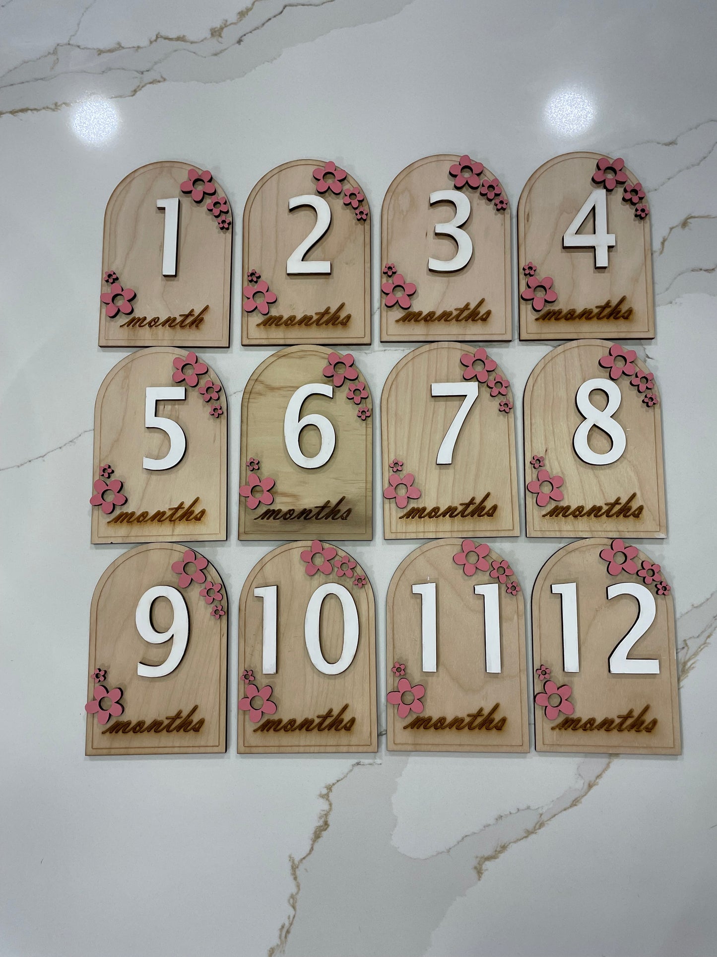 Monthly Milestones - Floral Arch