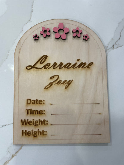 Monthly Milestones - Floral Arch