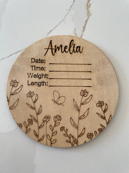 Monthly Milestones - Floral Disc