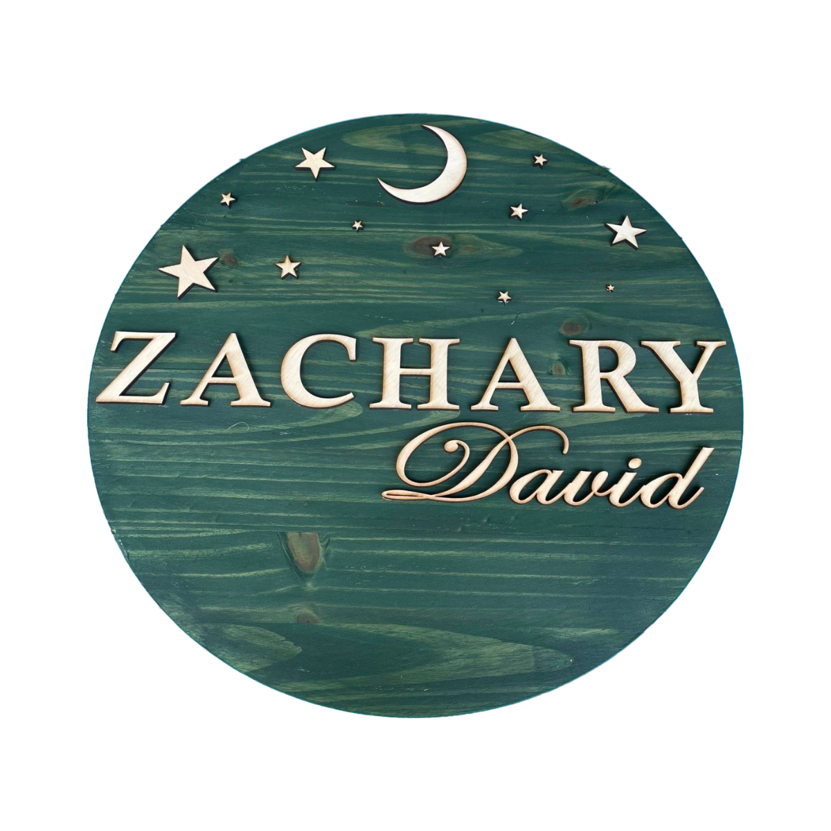 "Welcome Little One" Personalized 3D Wooden Nursery Sign